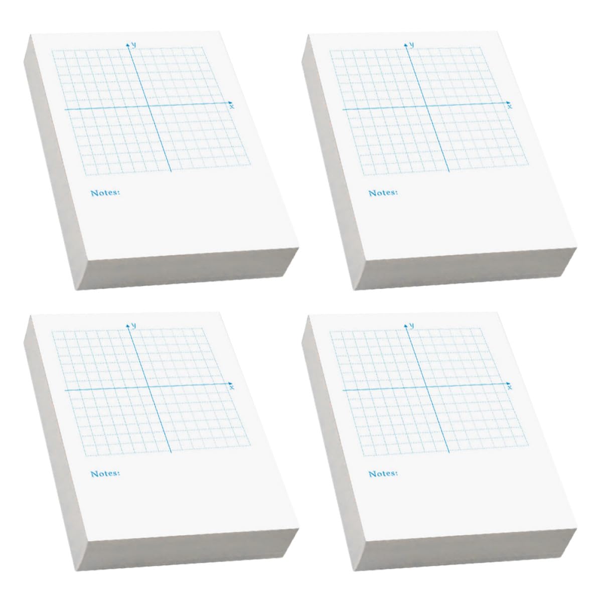 Veemoon 数学の絵を描くこと腰掛け 4冊書き割り 白いこと紙製 XY標準尺度グリッド調査報告付き添い人 非ねばり着く持ち運び分かりやすい 数学訓練を受けるや受けつたえる一こまに至適な両面遣りくち万覚え帳パッド