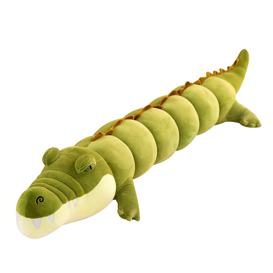 ぬいぐるみ 大きなワニ 抱き枕 柔らかい ロング クッション 海の生き物 おもちゃ アニマル だきまくら ビッグサイズ 寝室 リビング お誕生日 贈り物 ギフト クリスマス プレゼント 100CM｜明金万代
