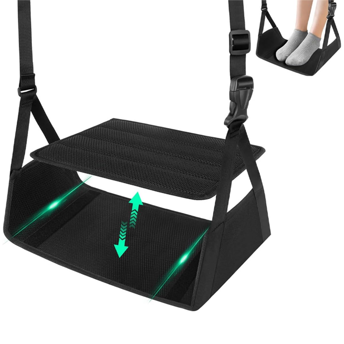フットレスト 足置き ハンモック 折りたたみ式 フットサポート 合わせる能力のある 万物の霊長科学技術心積もり 耐久性 オックスフォード トラベルフットレスト 機内伸び伸びするグッズ 事務室/車用/夜行二階建てバス/新幹線/航空機/旅する用