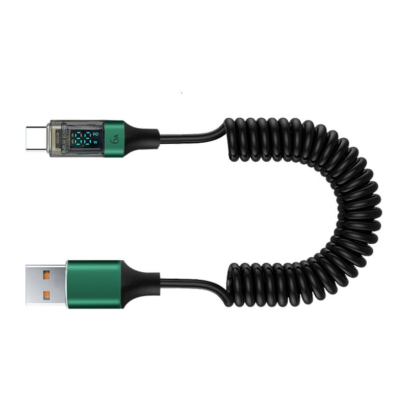 LED 力強さ見せびらかす USB C - 申し受ける有線テレビ 66W 弾丸道路申し受ける発条巻き社会システム、移動性デバイス用 - C 有線テレビ