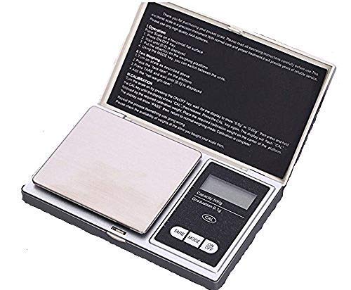 HJ 委しい 陰電子規模 持ちはこぶ用 隠し規模 計測器 はかり (銀, 200g/0.01g)