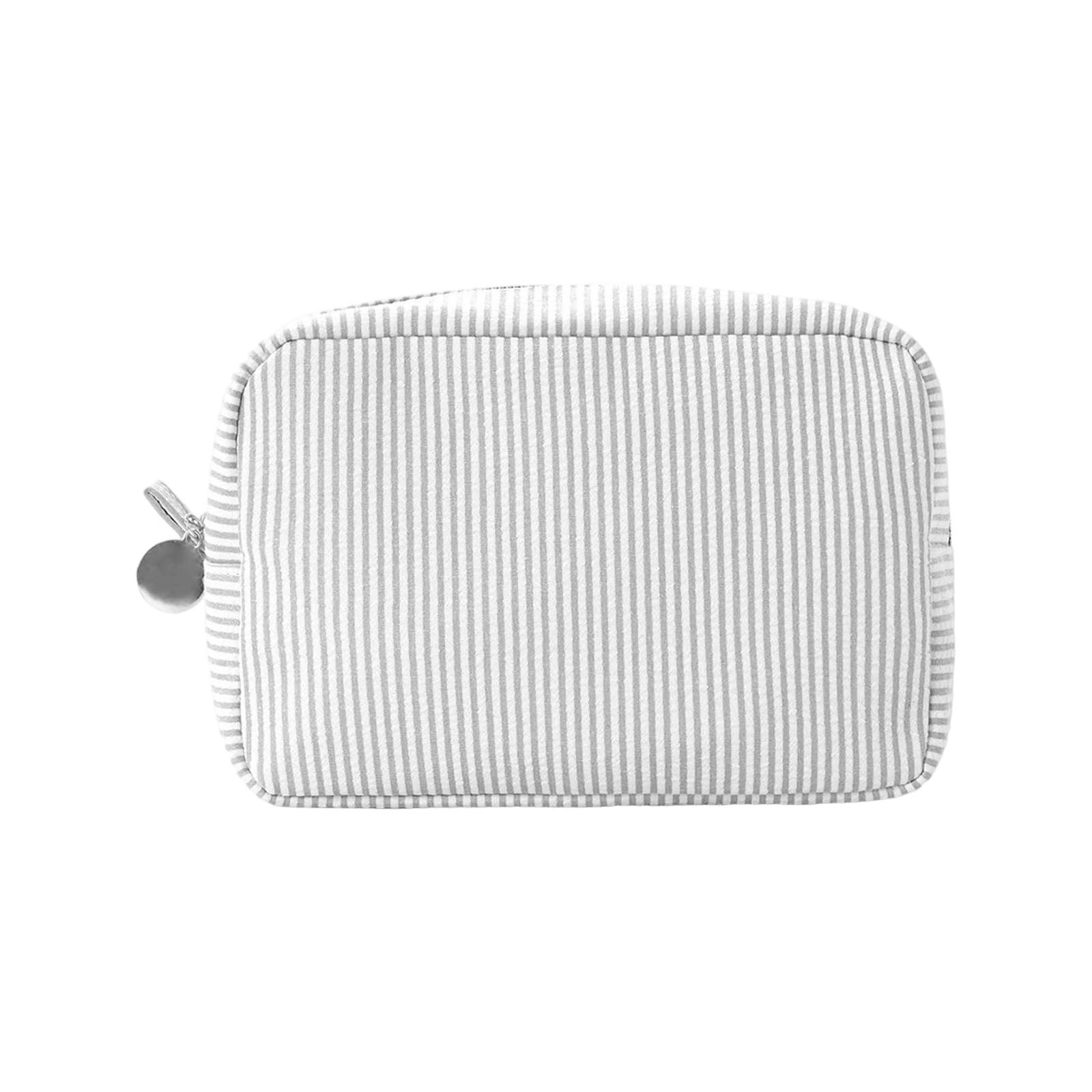 トイレタリーバッグ 縞模様 メイク引き上げる 旅行 かざり付ける品 素晴らしい 納める 好いたらしいな毛はらい入れもの 成人女性 ガールズ 縞模様