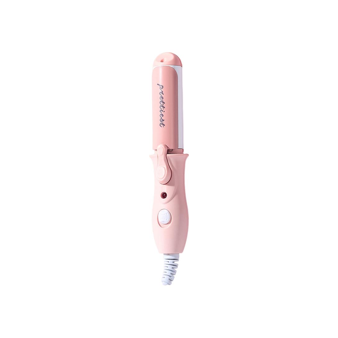 ヘアアイロン ミニ 前髪 持ち運び 濡れた髪 カール セラミック 傷まない 軽量 持ち歩き 小型 モッズヘア 旅行 美髪 両用 痛まない 携帯用 人気 くせ毛伸ばし 外ハネトラベル 寝癖直し ケース付き|明金万代