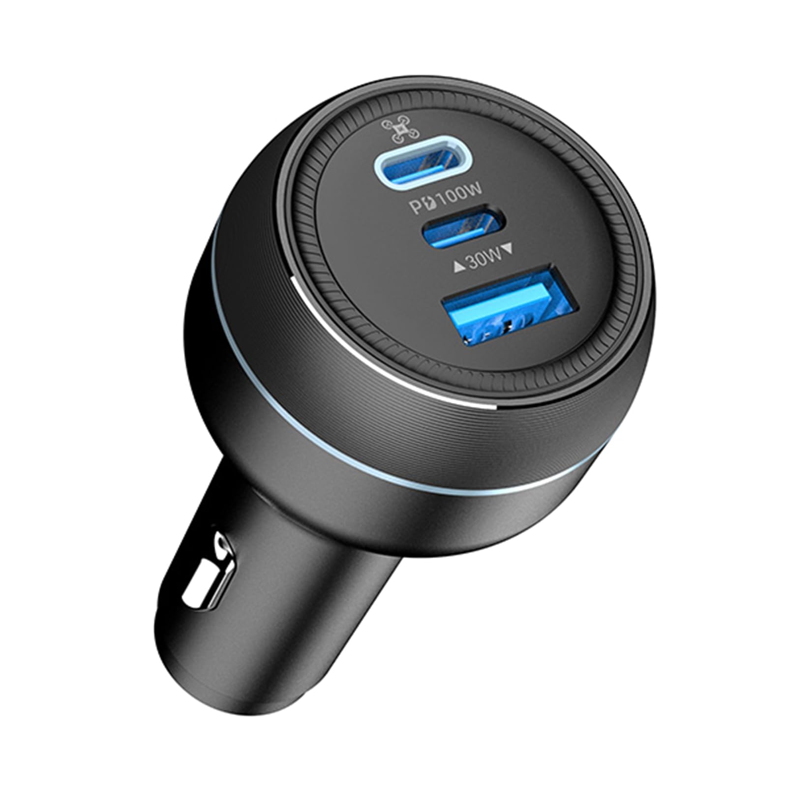 100 ワットカーソケット USB C USB a 充電スプリッタアダプタ 12V-24V 車自動車トラックアバタ 2/エア 3 急速充電用｜明金万代 11,948円