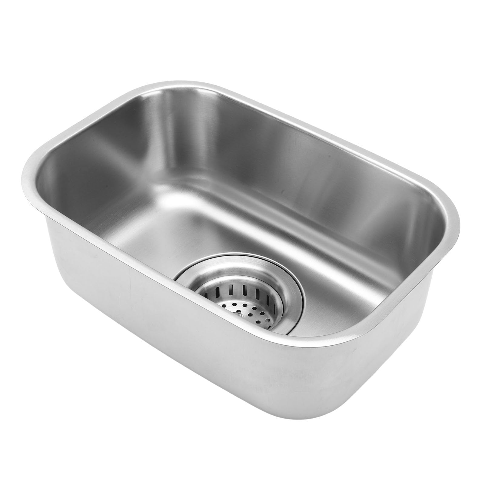 シングルボウル アンダーカウンター ステンレススチール キッチン シンク 排水キット付き - ボート、RV、ヨット用のコンパクトデザイン 12.6x8.66x4.72インチ｜明金万代 18,209円
