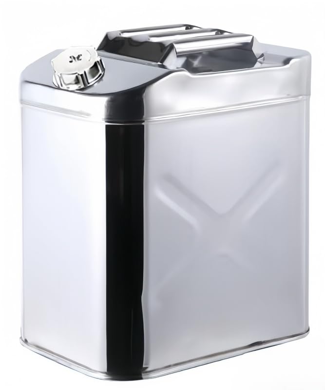 ガソリン携行缶 10L/15L/20L/25L/30L/35L/40L ステンレス 車載燃料タンク ディーゼルケトル 車用燃料タンク 給油ノズル付き 車用緊急対応用品 予備燃料タンク 緊急用携行燃料缶 ハイシール 静電気防止 アウトドア 旅行 応急用品 防災用品 耐食オイルドラム (30L)|明金万代