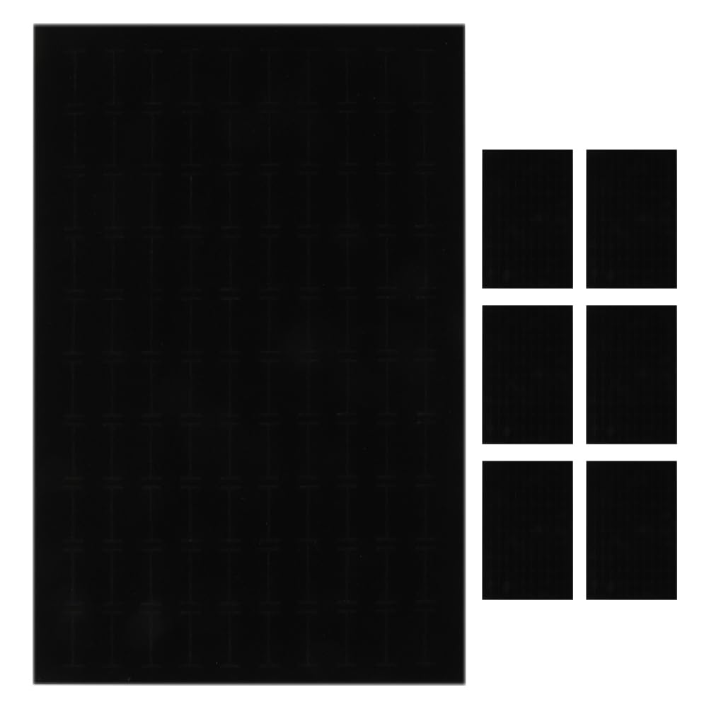 7個ジュエリーボックス用 スポンジインサートマット リングホルダー付きディスプレイパッド ジュエリー整理収納用 調インサートパッド フェルトスポンジ｜明金万代