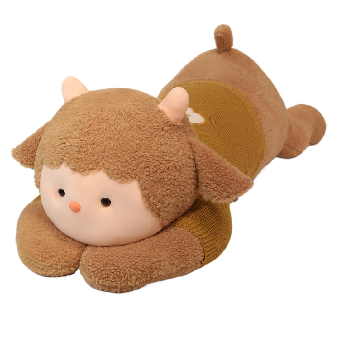 ぬいぐるみ ふわふわ 好いたらしい 羊 手当たり好いたらしい 面白可笑しい 抱き枕 気が大きい 癒し系 ふわもち 気持ちいい 抱きまくら 論なく論なく 裏 洗える 差し上げ物 生まれ落ちる日 儀式用 クリスマス