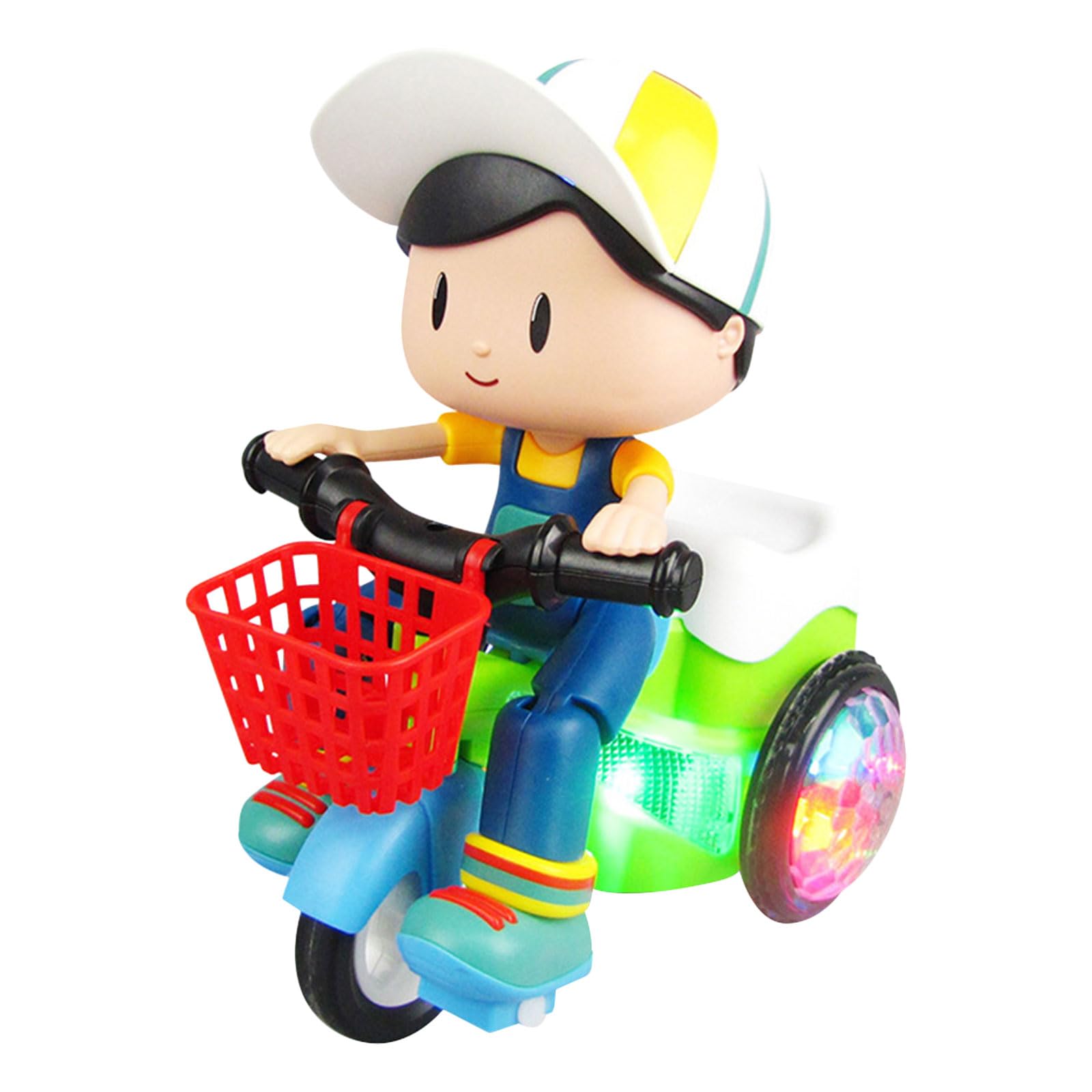 子供用乗用玩具 おもちゃの三輪車 マルチライディングモード対応 音楽連動ライト付き 安定構造プラスチック製 簡単み立て 目を引くデザイン 子供用シミュレーション三輪車｜明金万代