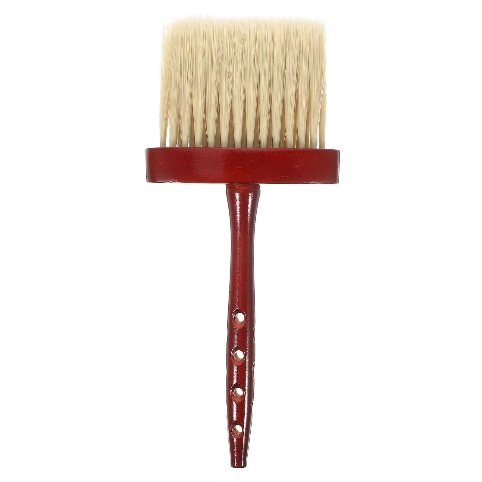 髪の毛とり捨てる用ロングハンドルヘアブラシ 折れた髪取りくずす毛はらい 肌に分かりやすい木製手持ち部分付き添い人 ヘアサロンおよび身寄り用スタイリング物の具 1個