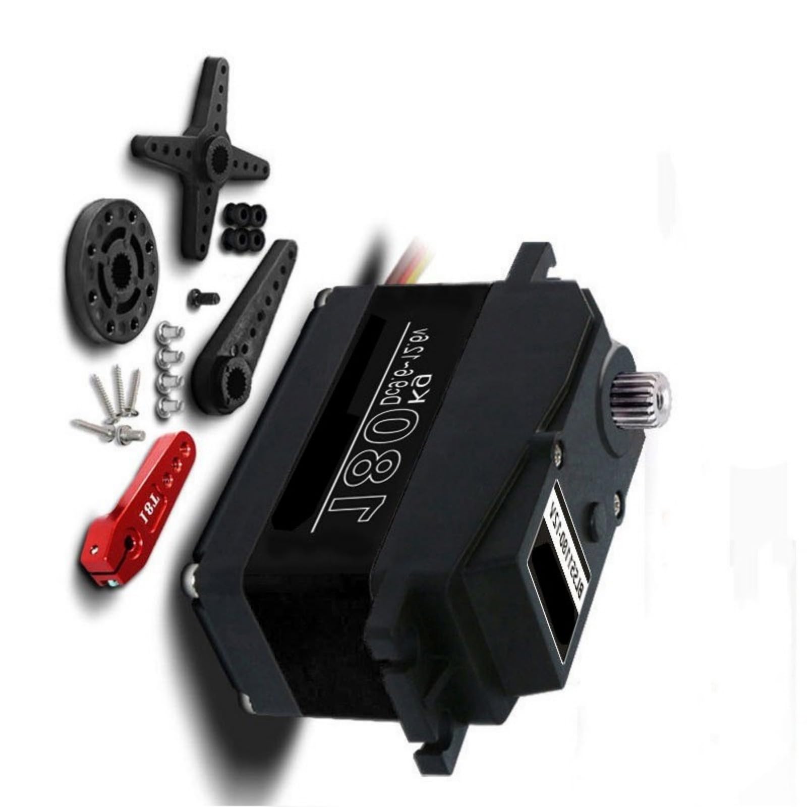 BLS51180 デジタルサーボ 180kg 12V ブラシレスモーター 180&deg; 270&deg; メタルギアリモートサーボ車ロボット飛行機アクセサリー高トルク｜明金万代