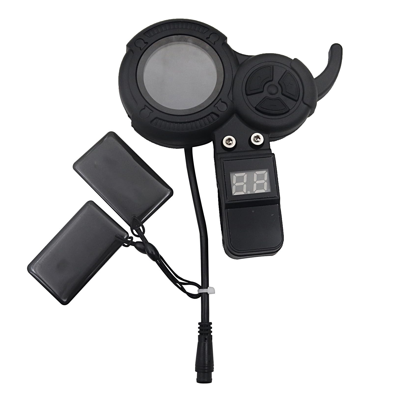VSETT 8 8+ 9 9+ 10+ 11+ 電動スクーター用 LED スロットル アクセルレーター 強化された速度制御とデザイン LED ディスプレイ スロットル コントローラー|明金万代