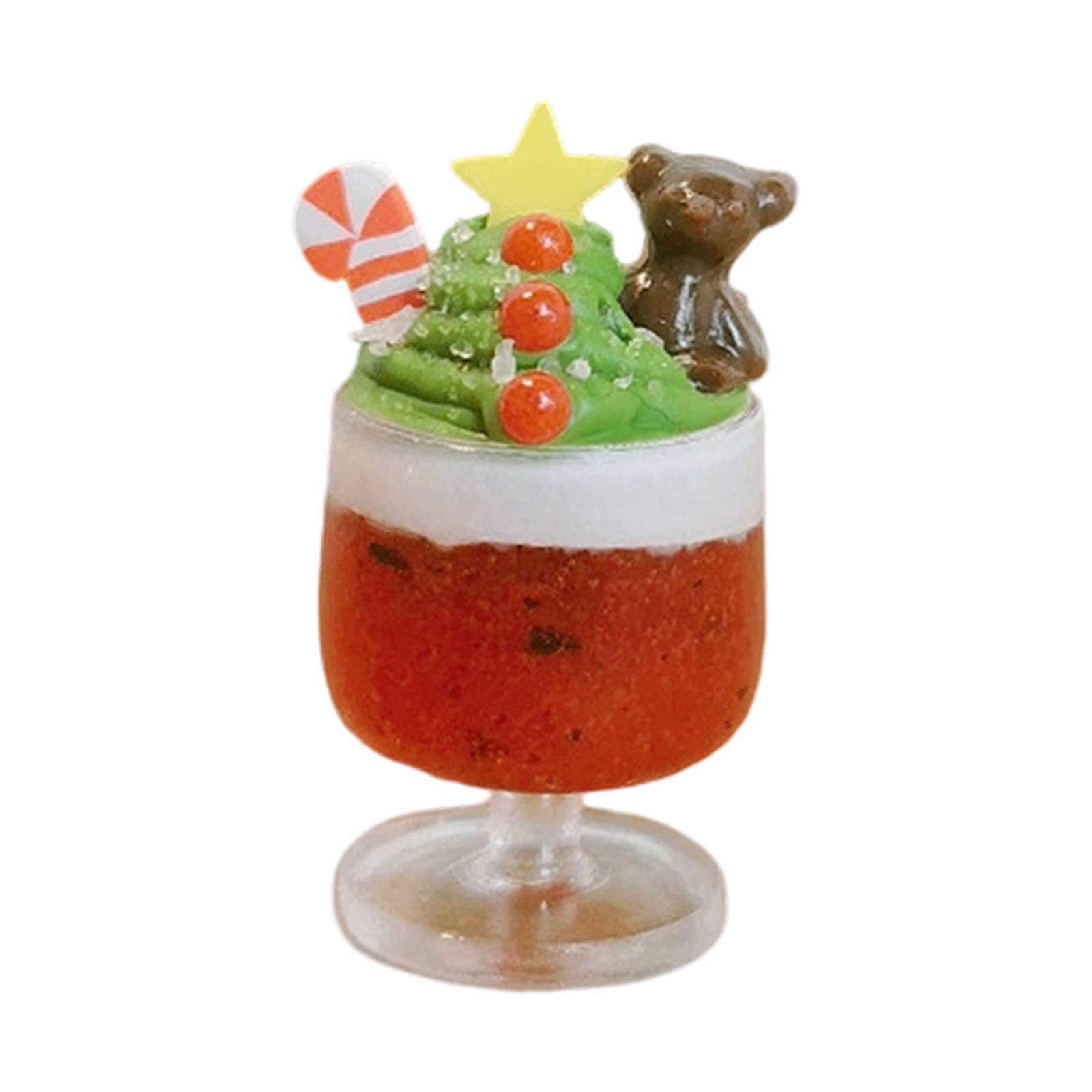 クリスマステーマの飲料ミニチュア置物 ドールハウスのお祭りシーンの装飾 クラフトモデルプロジェクトアレンジメント ドールハウスの装飾|明金万代