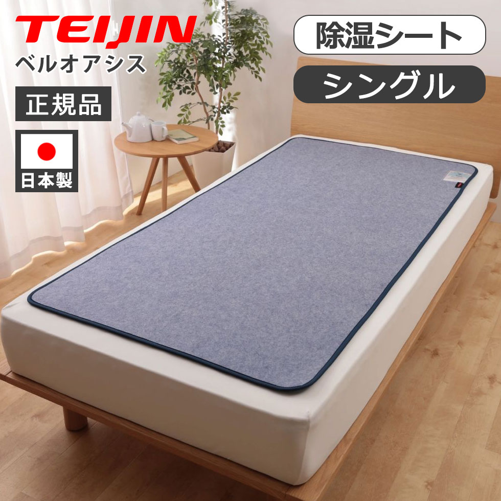 帝人 快眠ドライ プラス 高吸湿タイプ シングル パープル K0735PUS 正規品 日本製 K0735PU-S