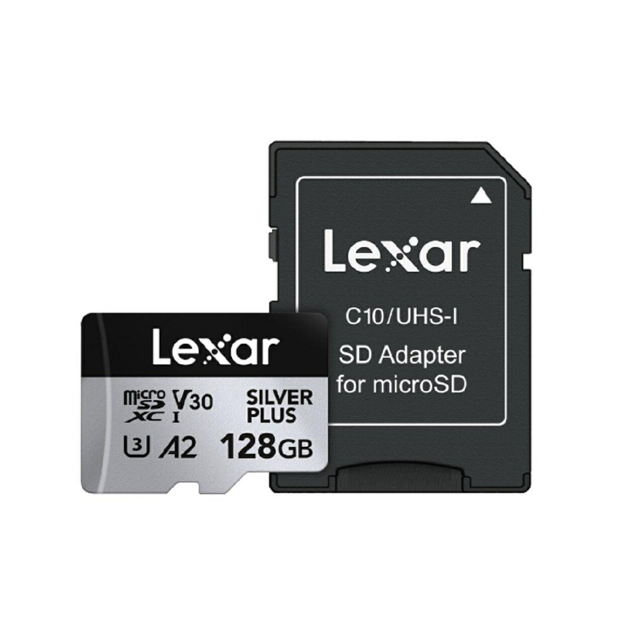 【在庫処分特価】Lexar microSD silverplus 128GB LMSSIPL12 正規品 ・ SDカード UHS-Iカード レキサー LMSSIPL128G-BNANJ 14,256円