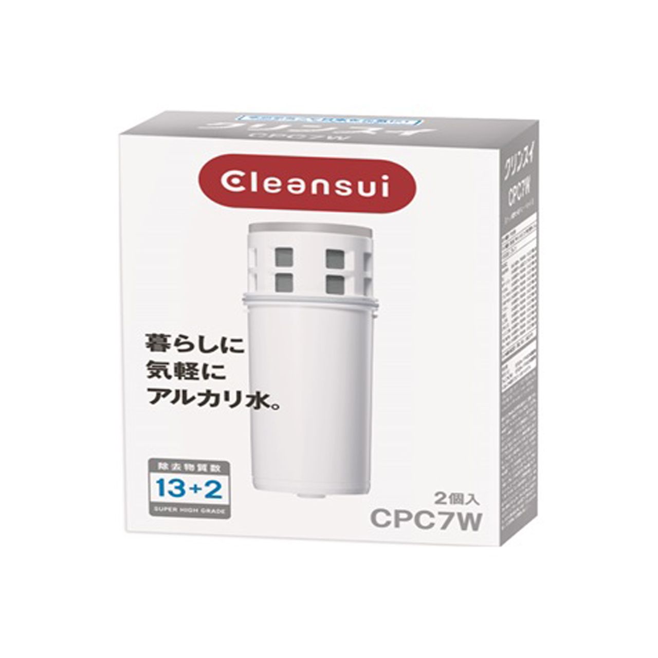 クリンスイ クリンスイアルカリカートリッジ2個入 CPC7WNW 正規品 日本製 CPC7W-NW 4962752008030 4,400円