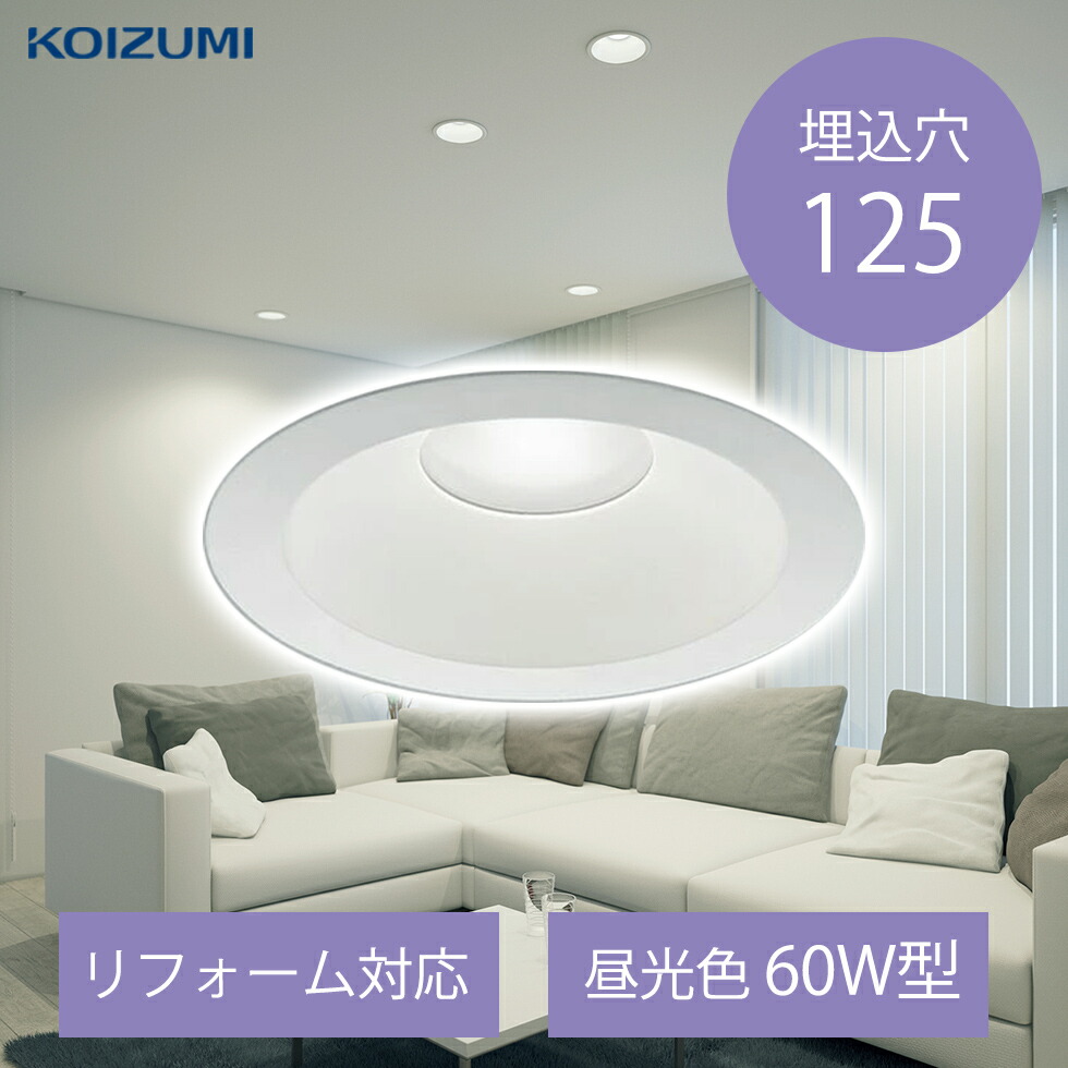 楽天市場】コイズミ LED 多目的灯 BH16716PB 昼白色 FL20W相当