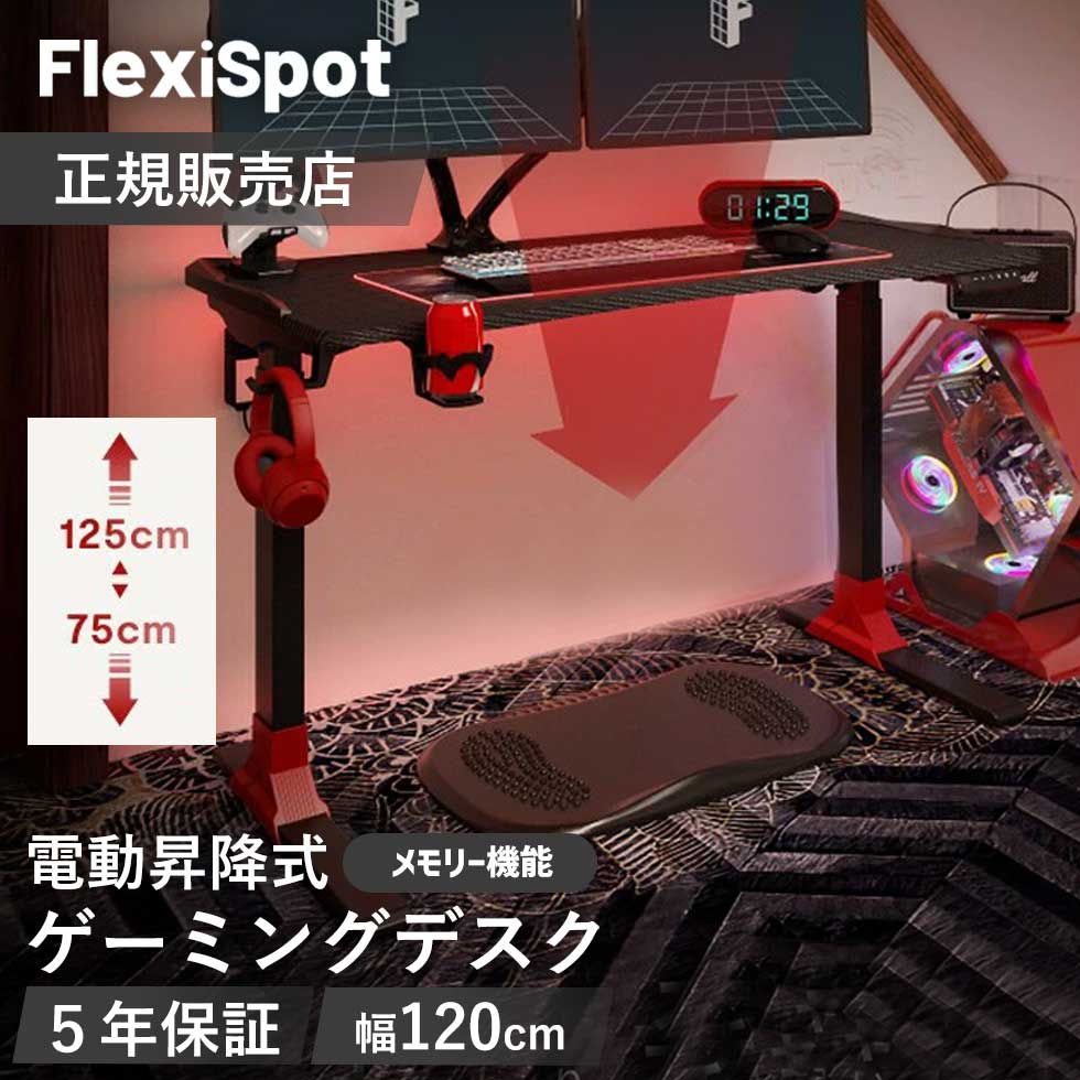 楽天市場】FlexiSpot ゲーミングデスク GT2JA | 送料込み