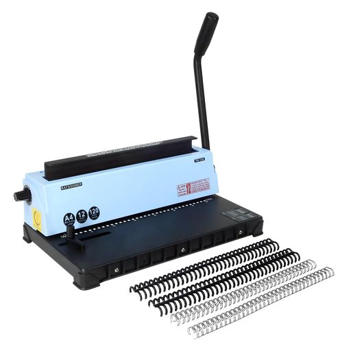 RAYSOONER TD-130 製本機 角穴 大型穴あけパンチ パンチングと製本が一体化 A4、A5、B5用紙対応 ピッチ調整可能 一回12枚パンチ可能 強力 省力 ルーズリーフ製本 学校、工場、家庭用|マイアール