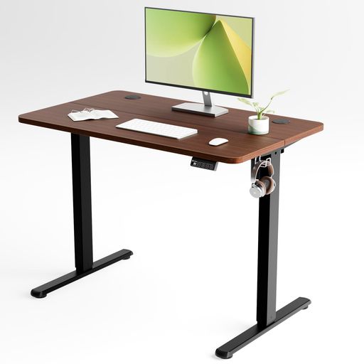ERGOMAKER 昇降デスク 幅100x奥行60CM 電動式昇降デスク スタンディングデスク 電動 オフィスワークテーブル 上下昇降デスク パソコンデスク ゲーミングデスク 昇降テーブル 高さ調節 掛けフ&hellip;｜マイアール