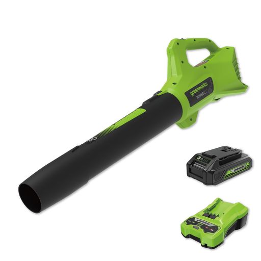 Greenworks 24V バッテリーブロワ BL24BA2 2.0Ahバッテリー・充電器付き|マイアール