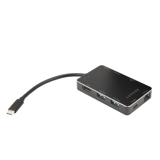 センチュリー USB Type-C接続USB 5Gbpsハブ、HDMI、SDカードリーダー、2.5ギガビットLAN、PD100W対応ドッキングステーション CD-UHSL25P100_FP|マイアール