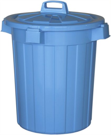 平和工業(Heiwa Kougyou) ゴミ箱 ピジョンペール 120L ブルー 屋外用 大型 フタ付き ペール 日本製 業務用｜マイアール
