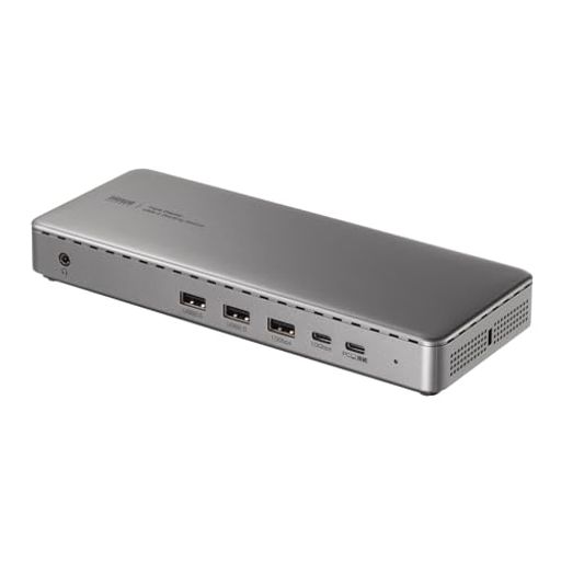 サンワサプライ USB C ドッキングステーション 4K/60Hzx3画面出力 HDMIx3/DPx2 100W PD対応 2.5G 有線LAN USB 10Gbps Windows/Mac対応 USB-CVDK20|マイアール