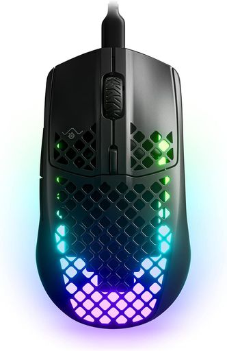 【限定壁紙付き】SteelSeries ゲーミングマウス 無線 Aerox 3 Wireless Onyx 2022 超軽量 TRUEMOVE AIRセンサー搭載 Quantum Wireless 2.0テクノロジー IP54規格 防水 防塵 62612J|マイアール