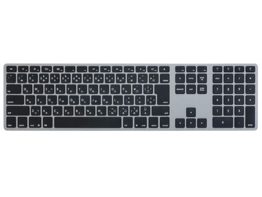 Matias Wireless Aluminum Keyboard Bluetooth接続 ワイヤレスキーボード MAC配列 日本語かな印字あり マルチペアリング4台 スペースグレイ ブラック｜マイアール 13,748円