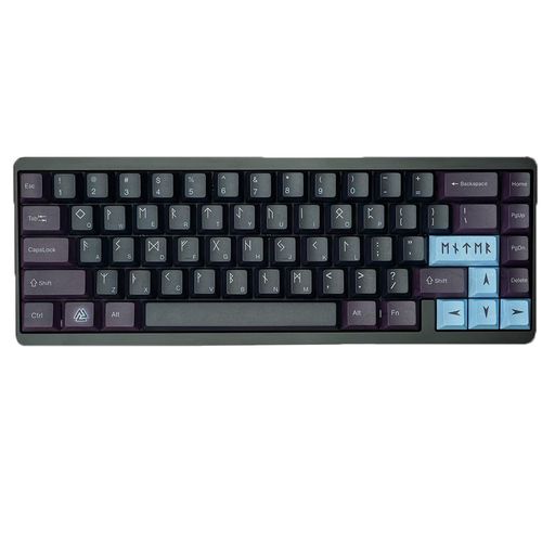 Mechkeys VARMILO Muse65 ゲーミングキーボード、CNC加工アルミ合金シャーシ、有線マグネティックホワイトスイッチキーボード、FPSゲーム用の調整可能なトリガー付き (As Gard)|マイアール