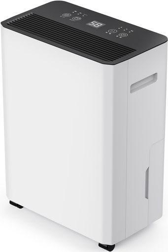 GEKETY 除湿機 コンプレッサー式 強力 30畳 12L/日 衣類乾燥 除湿器 2.5L タイマー/湿度センサー/キャンスター付 コンパクト 大容量 静音 省エネ 連続排水 家庭用 部屋干し カビ防止 夏 湿度 梅…|マイアール