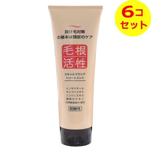 【送料込】 ジュン・コスメティック スキャルプクリア トリートメント 250g ×6個セット