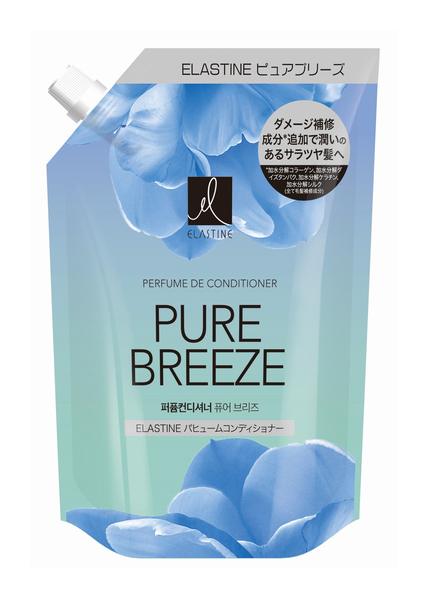 【送料込・まとめ買い×18個セット】トイレタリージャパン エラスティン ピュアブリーズ パヒュームコンデショナー 詰替 350mL