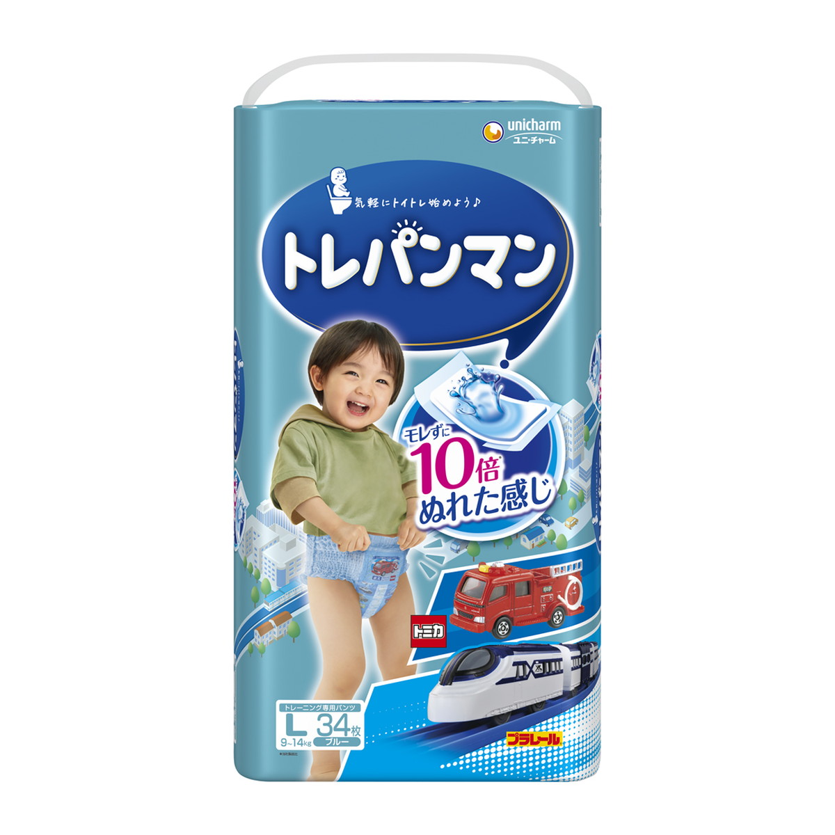 【10袋】ユニ・チャーム トレパンマン 男の子用 Lサイズ21枚) 楽天市場】ユニ・チャーム トレパンマン 男の子用L (パンツ
