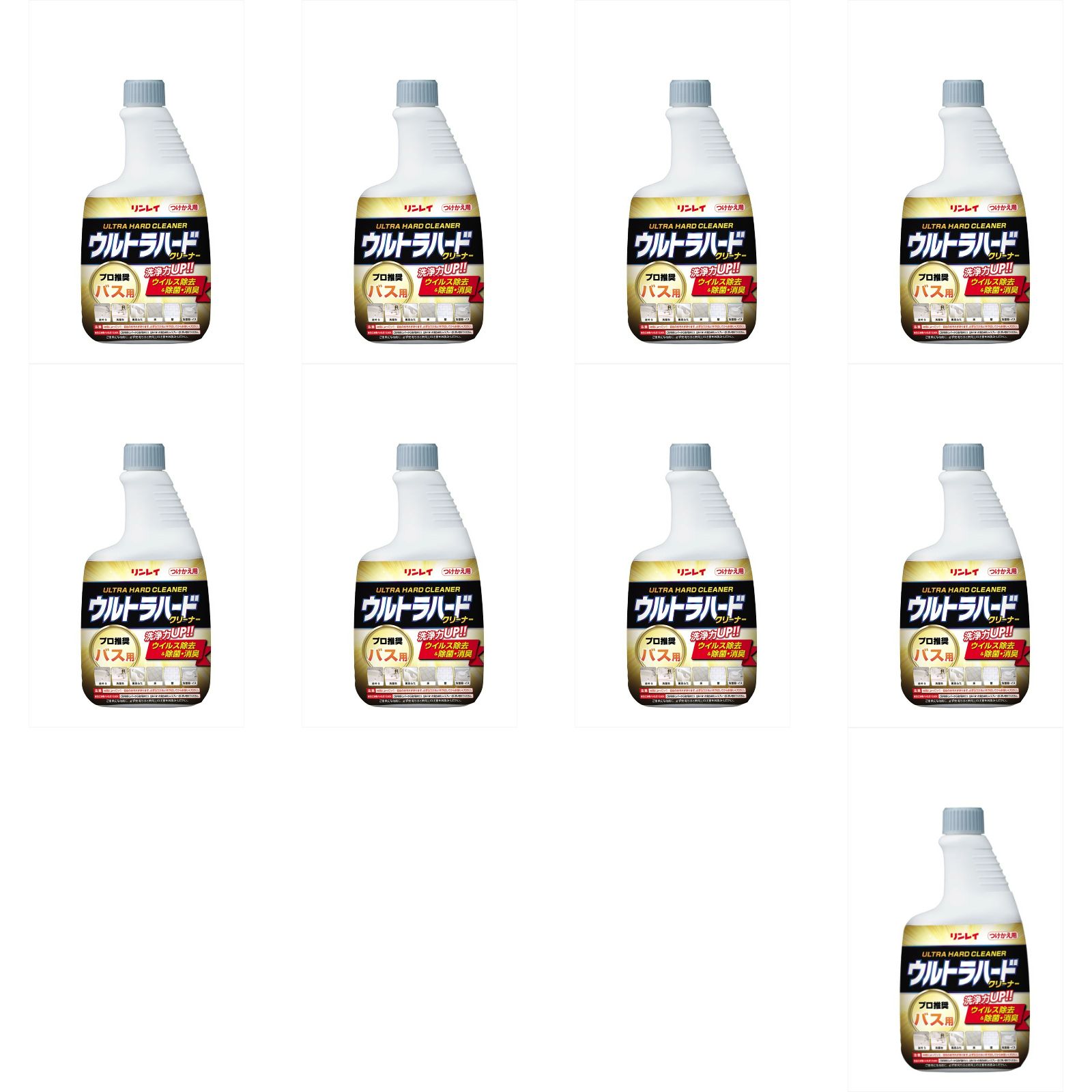 【送料込・まとめ買い×9個セット】リンレイ ウルトラハードクリーナー バス用 つけかえ用 700ml
