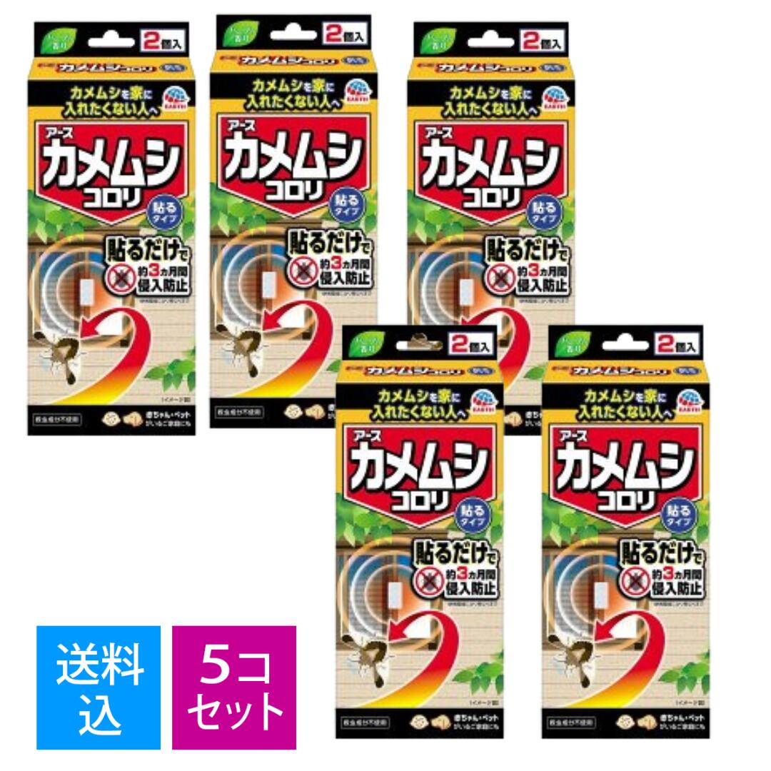 【送料込・まとめ買い 2個入×5個セット】アース製薬 カメムシ コロリ 貼るタイプ 2個入