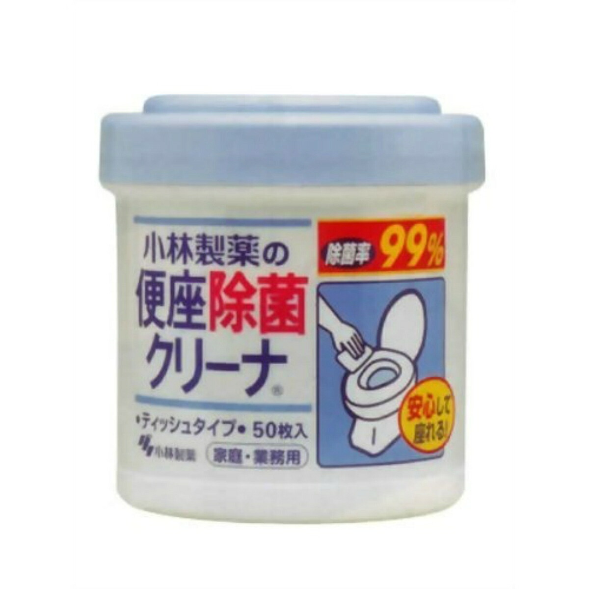 【送料込・まとめ買い×8個セット】小林製薬 便座除菌クリーナー 家庭・業務用 50枚