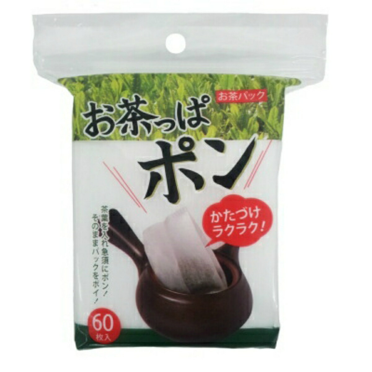 コットンラボ　お茶っぱポン　60枚入　レギュラータイプ