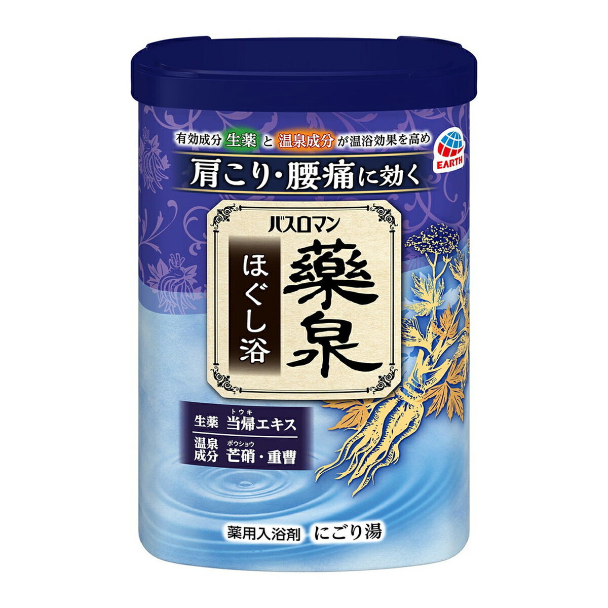 【送料込・まとめ買い&times;15個セット】アース製薬 バスロマン 薬泉 ほぐし浴 600g｜マイレピ　P＆Gストア