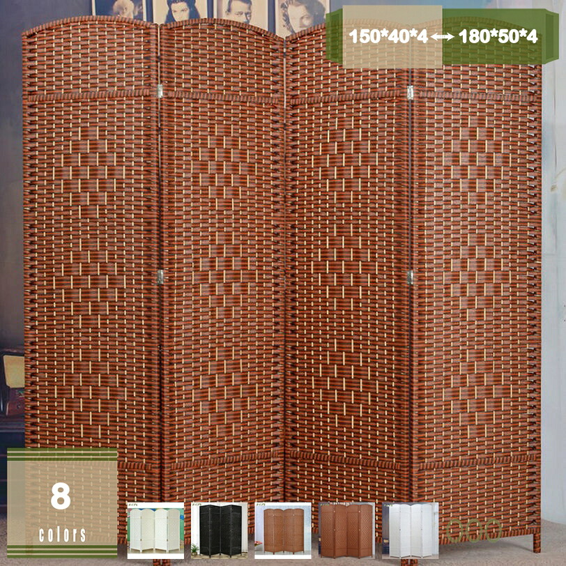 2000円OFFクーポン券 パーテーション 中仕切り 4連印字機 ついたて 映写幕 高さ150/170/180糎 折りたたみ 紙織り 手作り 独立独行式 室内装飾 屏風 つつみ隠し 民族大移動助けになる リビング 勝手もと 御部屋 和室 部屋の入り口 執務室 執務室 白いこと mysco