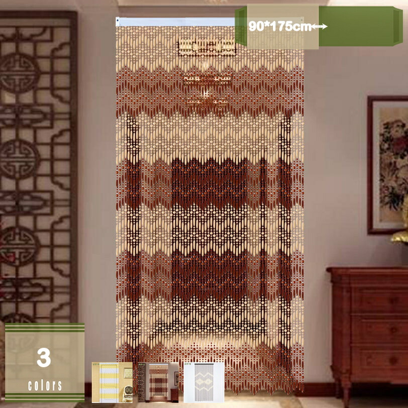 楽天市場】珠のれん 39連 巾85×丈120cm おしゃれ 玉のれん 木珠