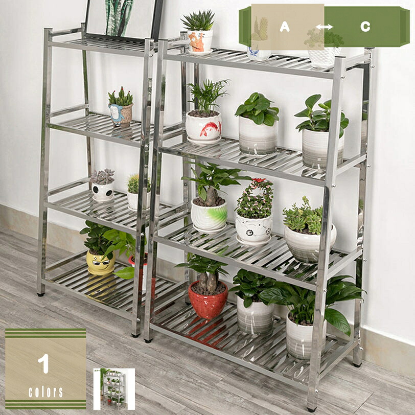 2000円OFFクーポン プラントスタンド 植物ラック 園芸ラック プランタースタンド ガーデンラック フラワースタンド 金属 屋外 鉢植え スタンド 金属製の植物スタンド フラワーラック おしゃれ 組立簡単 ステンレス鋼 植物の陳列台 簡単組み立て 観葉植物 コンパクト｜まいすこ　店
