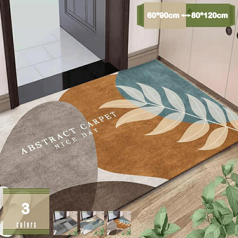 500円OFFクーポン 玄関マット 室内 名画模様 おしゃれ マット 屋内 洗える エコ素材 クラシック 花柄 インテリア 北欧風 模様 ラグマット 玄関マット 北欧 屋内 和室 オフィス ドアマット 泥落とし 足ふきマット ロングサイズ ウェルカムマット mysco
