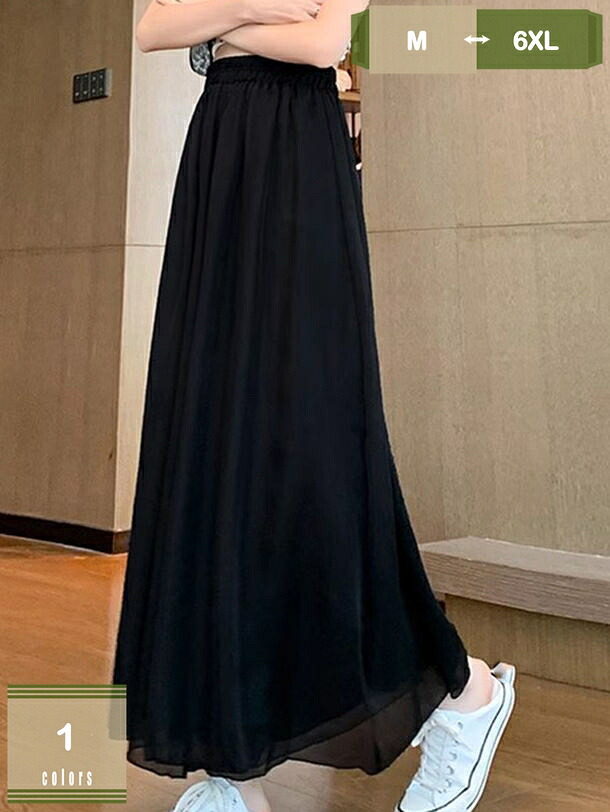ワイドパンツ レディース ガウチョパンツ 秋 春 夏 大きいサイズ ゆったり ボトムス シフォン 体型カバー ウエストゴム 無地 リラックス 着痩せ 美脚 通勤 上品 きれいめ カジュアル 裏地あり 20代 30代 40代 mysco