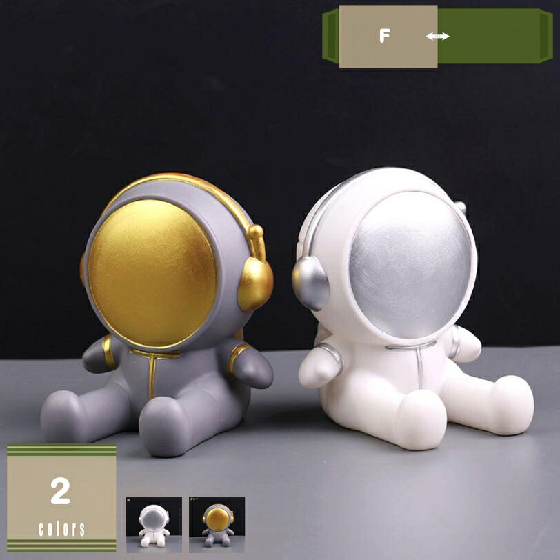 スマホスタンド スマホ ホルダー 卓上 iphone アイフォン スタンド 携帯 宇宙飛行士 置き物 かわいい おしゃれ メモ ipad 樹脂製 インテリア雑貨 置き物 置物 デスク飾り 工芸品 芸術 ギフト プレゼント mysco