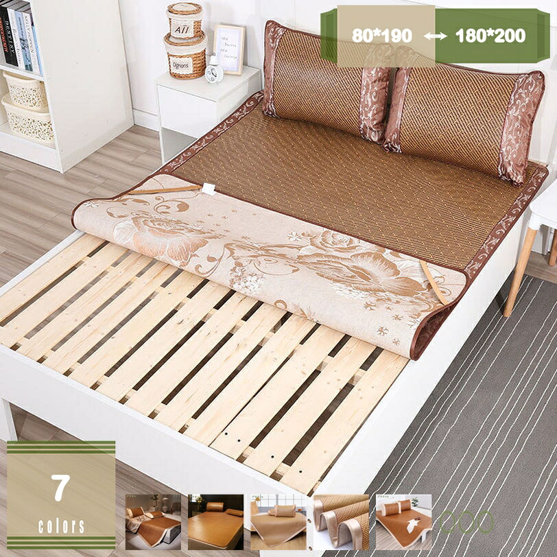 1000円OFFクーポン 敷きパッド シングル 冷感 夏用 夏のマットレス 籐マット 冷感マット 夏 籐マット 寝具 折りたたみ式 猛暑対策 籐マット 籐シーツ 涼しい お手入れが簡単 屋内 リビングルーム 寝室 寝心地 簡単 フィット 着脱しやすい 熱帯夜対策 mysco｜まいすこ　店 10,573円
