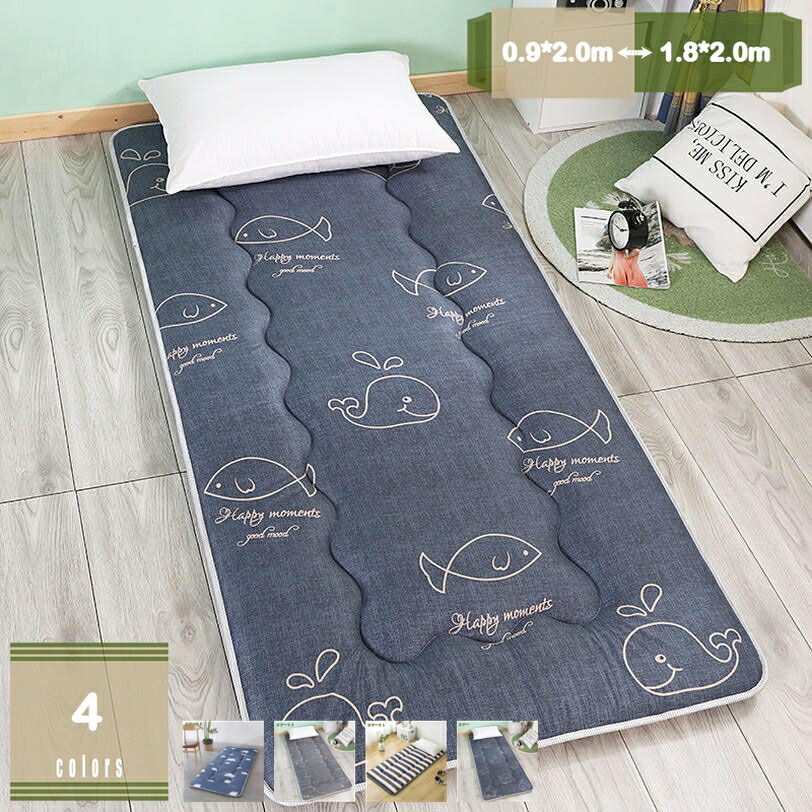 500円OFFクーポン 夏用 敷きパッド 洗える マットレスパッド セミダブル 折り畳み マットレス 厚め 吸湿 通気 コンパクト ベッドパッド シングル 夏用 敷パッド オールシーズン 一人暮らし ベッドパッド 単品 お昼寝マット 車中泊 mysco