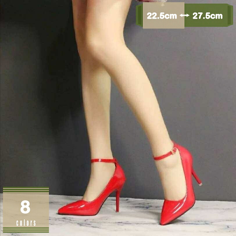 1000円OFFクーポン ストラップ パンプス 痛くない 走れる ポインテッドトゥ 美脚 黒 赤 白 7/10cm ローヒール 歩きやすい 疲れない 大きいサイズ レディース靴 ピンヒール オフィス 通勤 お呼ばれ 結婚式 フォーマル シンプル 歩きやすい 大きいサイズ 美脚 通勤 通学|まいすこ 店