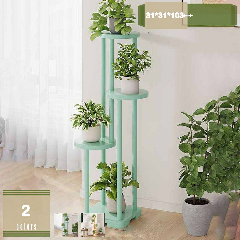 1000円OFFクーポン フラワースタンド 竹製 植木鉢 スタンド 植木鉢台 観葉植物 台 排水性 通気 根腐れ防止 ナチュラル ガーデンラック 室内 屋外 花台 組み立て簡単 4段 リビングルーム バルコニー 書斎 ガーデン オフィス 園芸ラック mysco|まいすこ 店
